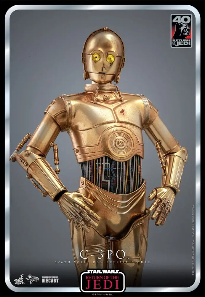 Star Wars: Episode VI 40th Anniversary Akčná Figúrka 1/6 C-3PO 29 cm produktová fotografia