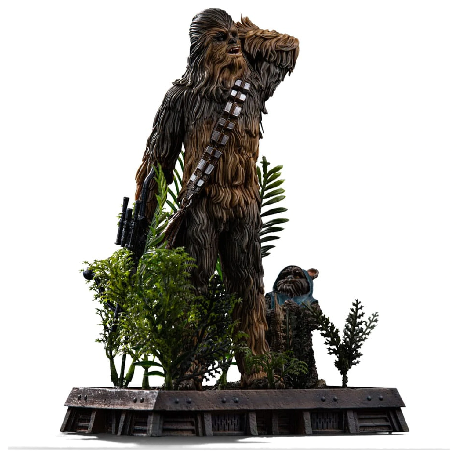 Star Wars Episode VI Art Scale Socha 1/10 Chewbacca and Tokkat 22 cm produktová fotografia