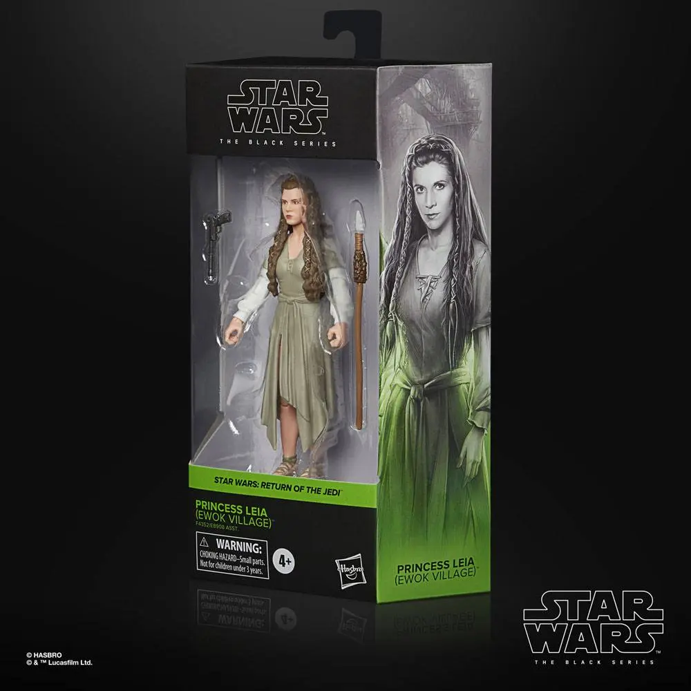 Star Wars Episode VI Black Series akčná figúrka 2022 Princess Leia (Ewok Village) 15 cm termékfotó