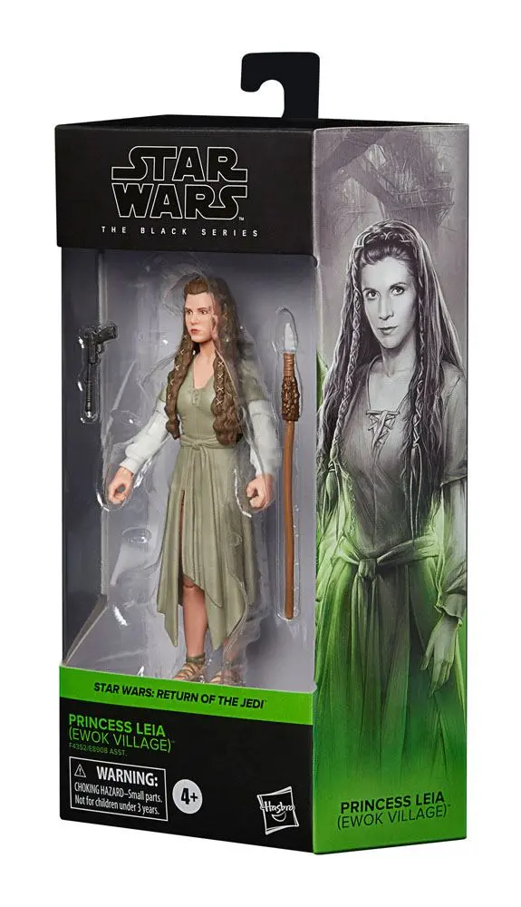 Star Wars Episode VI Black Series akčná figúrka 2022 Princess Leia (Ewok Village) 15 cm termékfotó