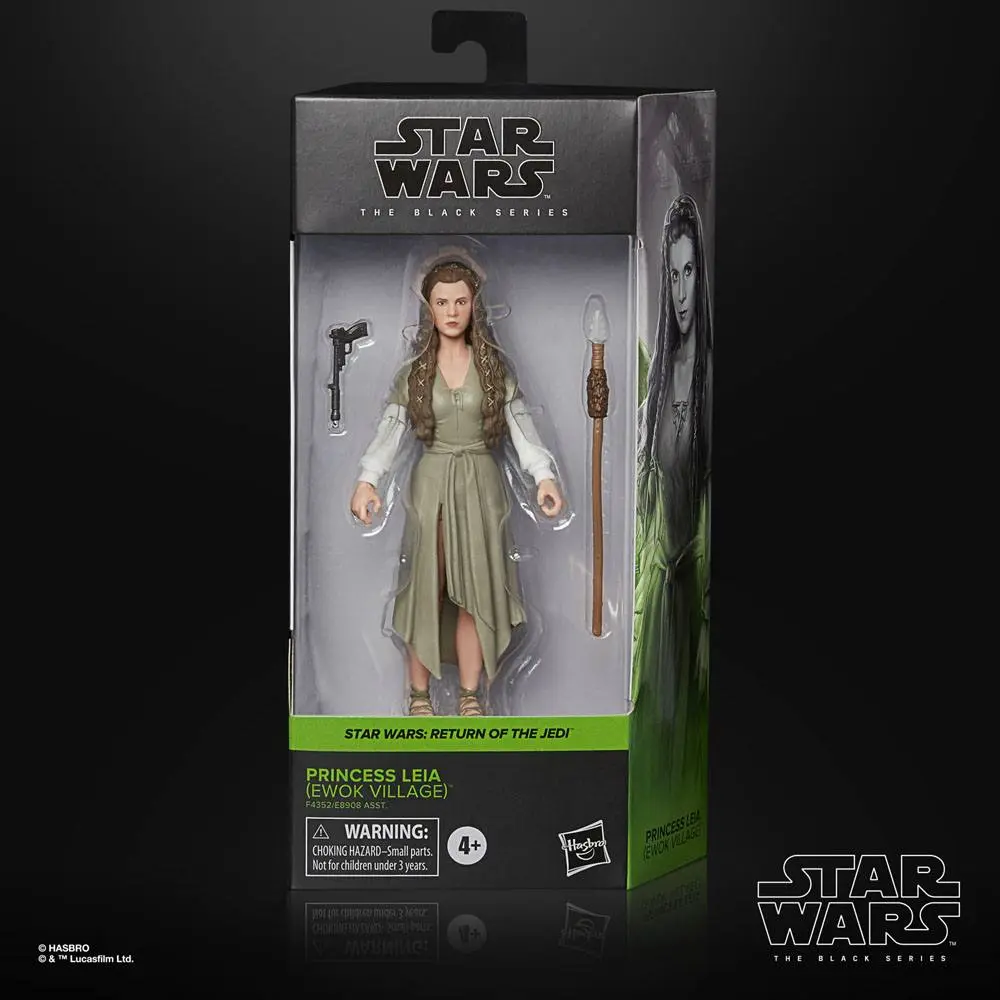 Star Wars Episode VI Black Series akčná figúrka 2022 Princess Leia (Ewok Village) 15 cm termékfotó