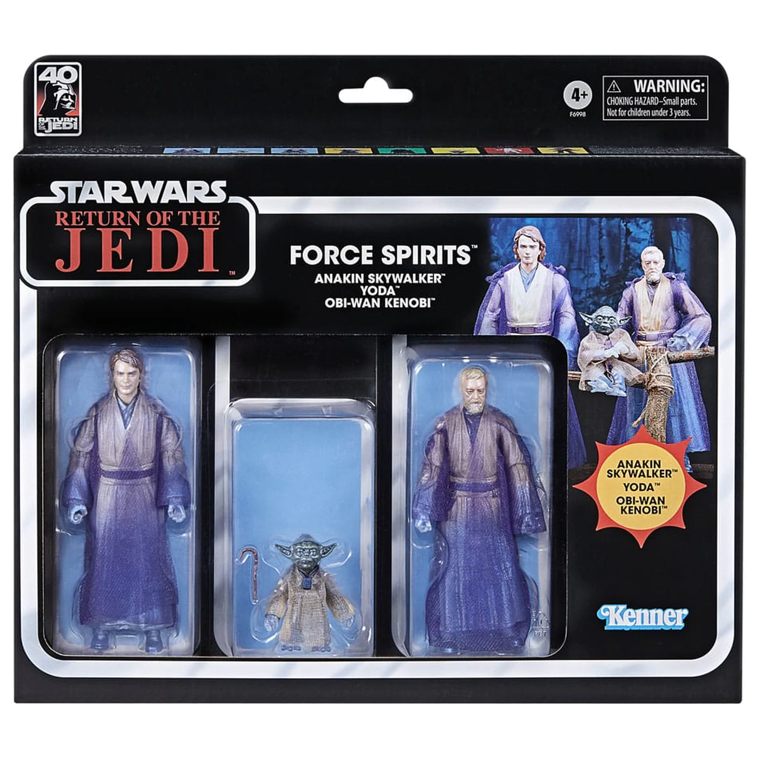 Star Wars Episode VI Black Series akčná figúrka 3-balenie Force Spirits 15 cm produktová fotografia