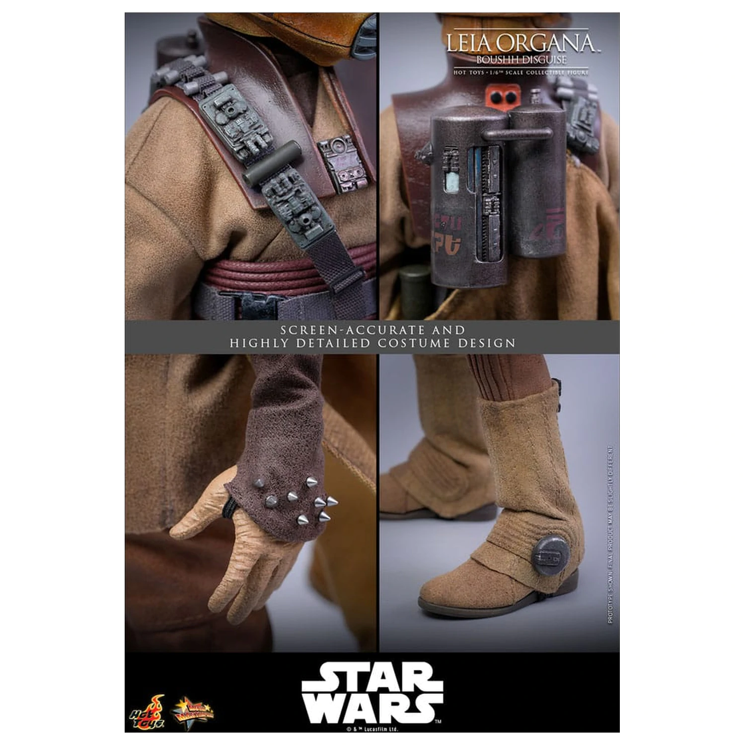 Star Wars Episode VI Movie Masterpiece akčná figúrka 1/6 Leia Organa (Boushh Disguise) 27 cm produktová fotografia