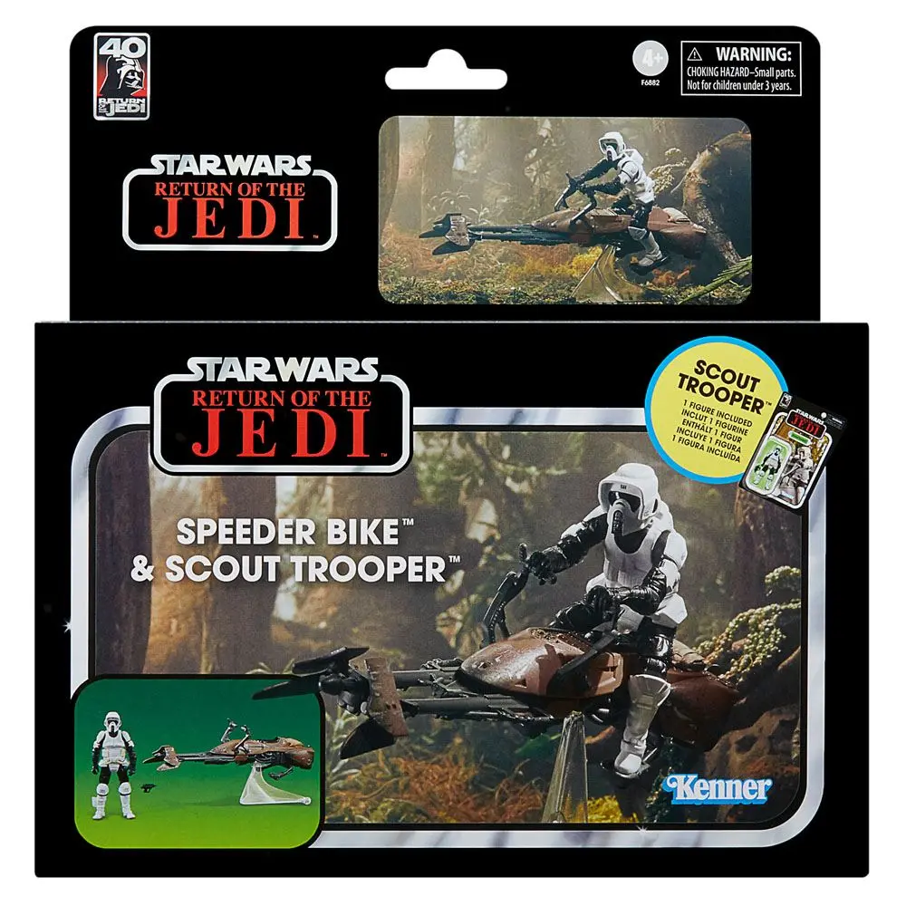 Star Wars Episode VI Vintage Collection Vozidlo s figúrkou Speeder Bike & Scout Trooper termékfotó