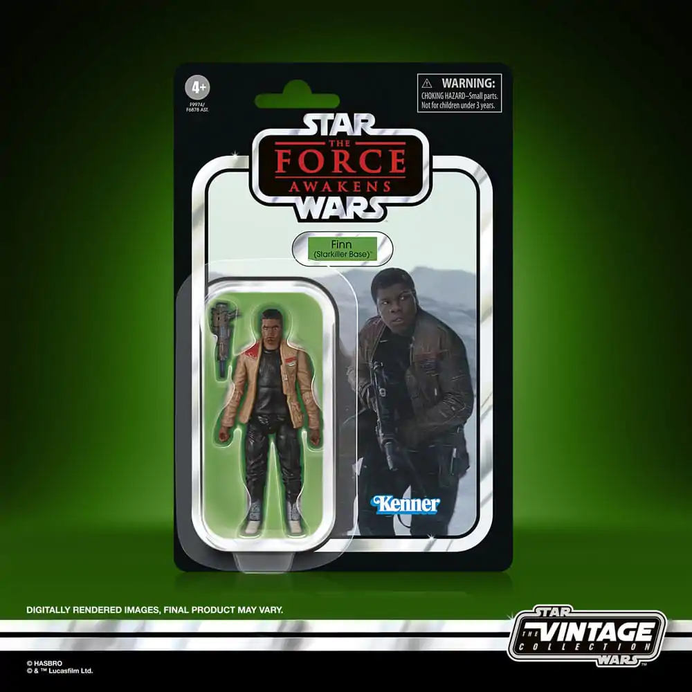 Star Wars Epizóda VII Vintage kollekcia akčná figúrka Finn (Starkiller Base) 10 cm termékfotó