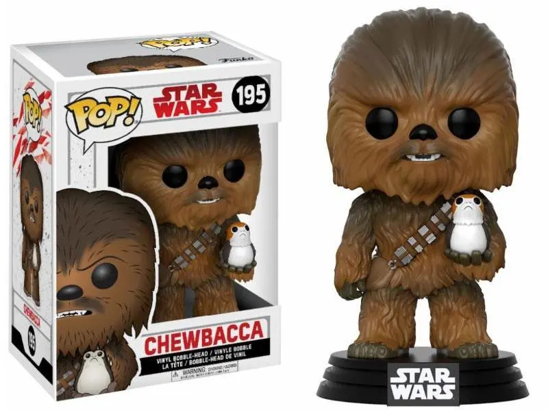 Star Wars Epizoda VIII POP! Vinyl Bobble-Head Chewbacca & Porg 9 cm termékfotó