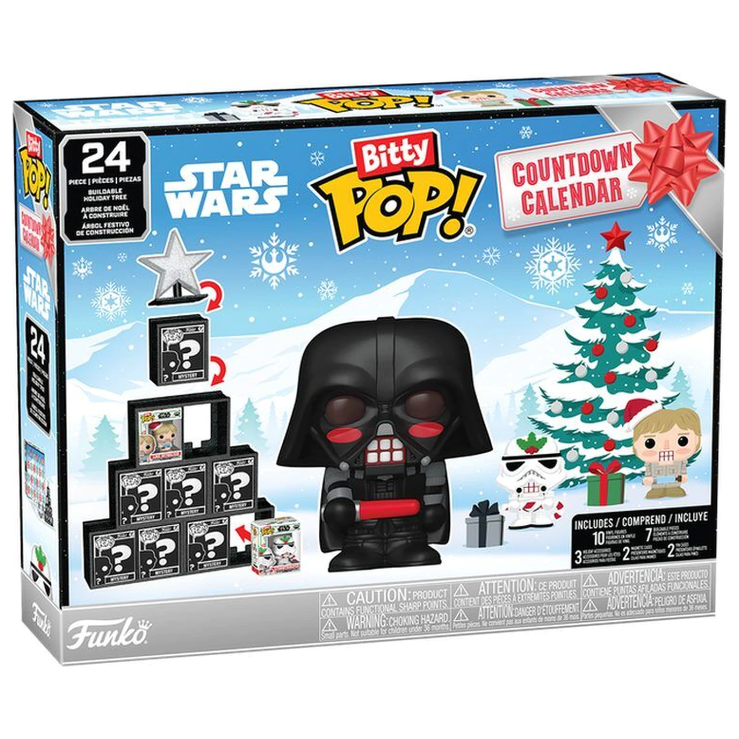 Funko Bitty Pop Adventný kalendár Star Wars produktová fotografia