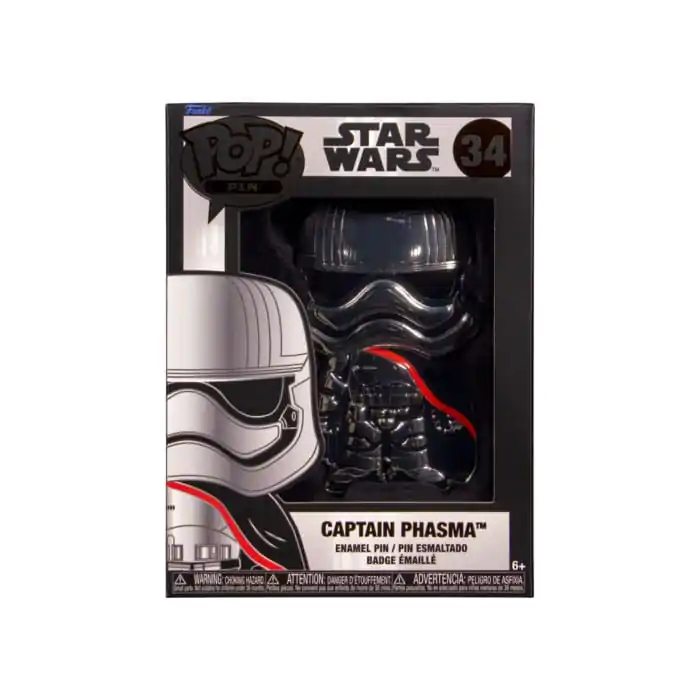 Star Wars POP! Smaltovaná Pinská Kapitánka Phasma 10 cm produktová fotografia