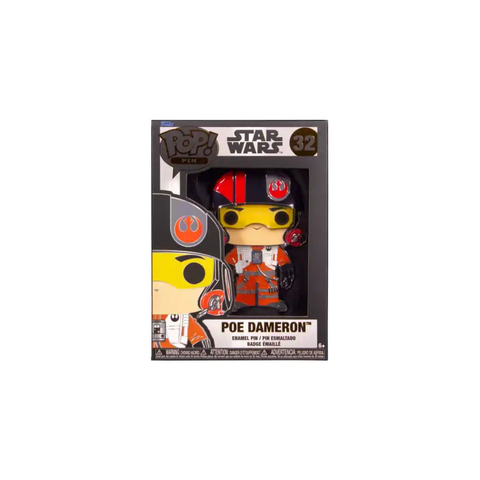 Star Wars POP! Smaltovaný odznak Poe Dameron 10 cm produktová fotografia