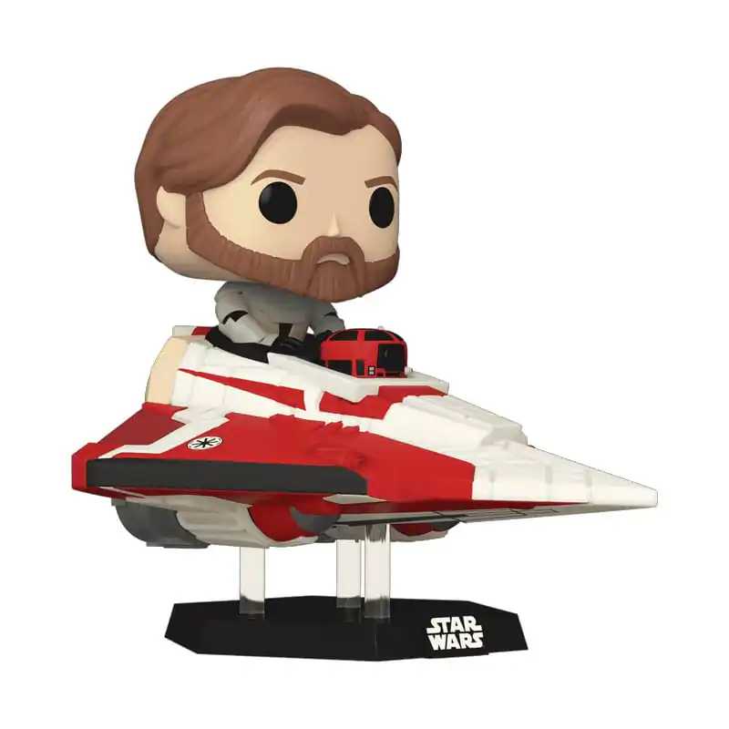 Star Wars Funko POP! Rides Super Deluxe vinylová figúrka Obi-Wan Kenobi v Delta 7 Jedi Starfighter 15 cm produktová fotografia