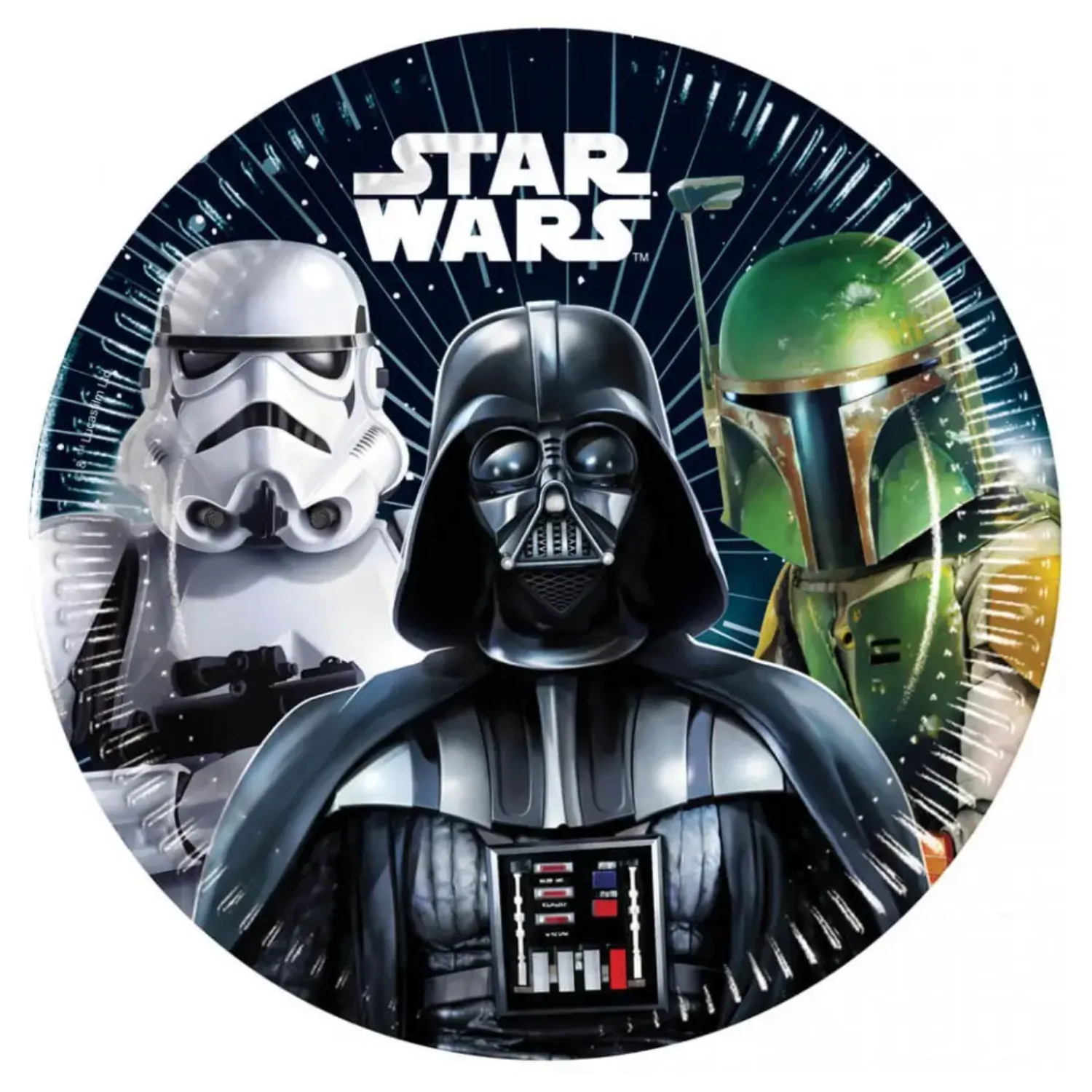 Star Wars Galaxy papierové taniere 8 ks 20 cm FSC produktová fotografia