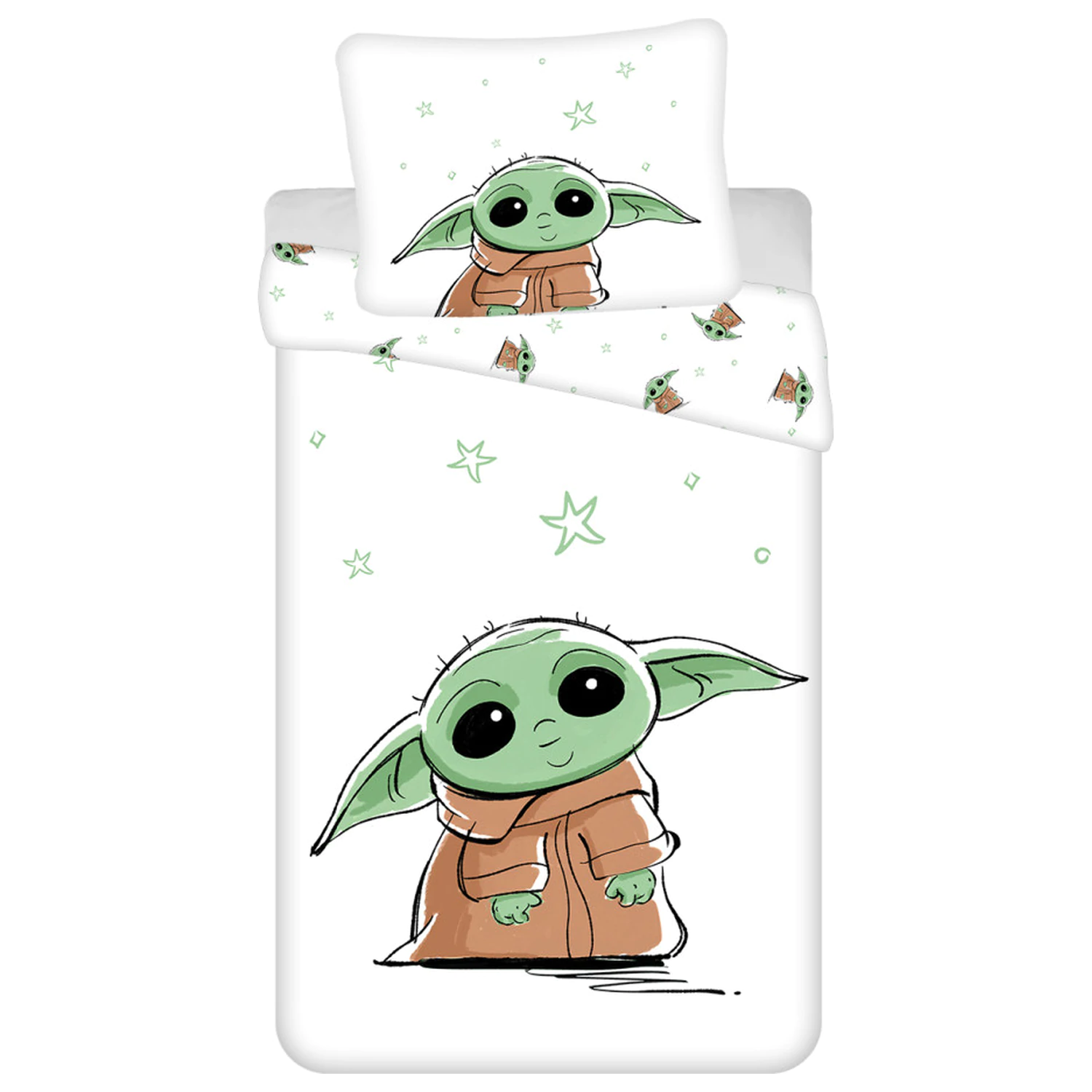 Star Wars Grogu obliečka na perinu produktová fotografia