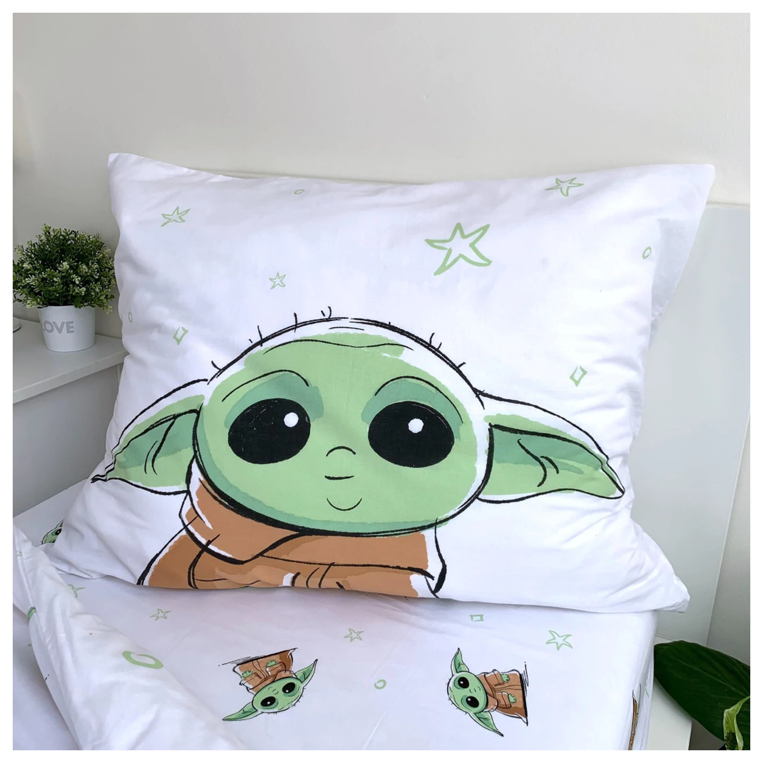 Star Wars Grogu obliečka na perinu produktová fotografia