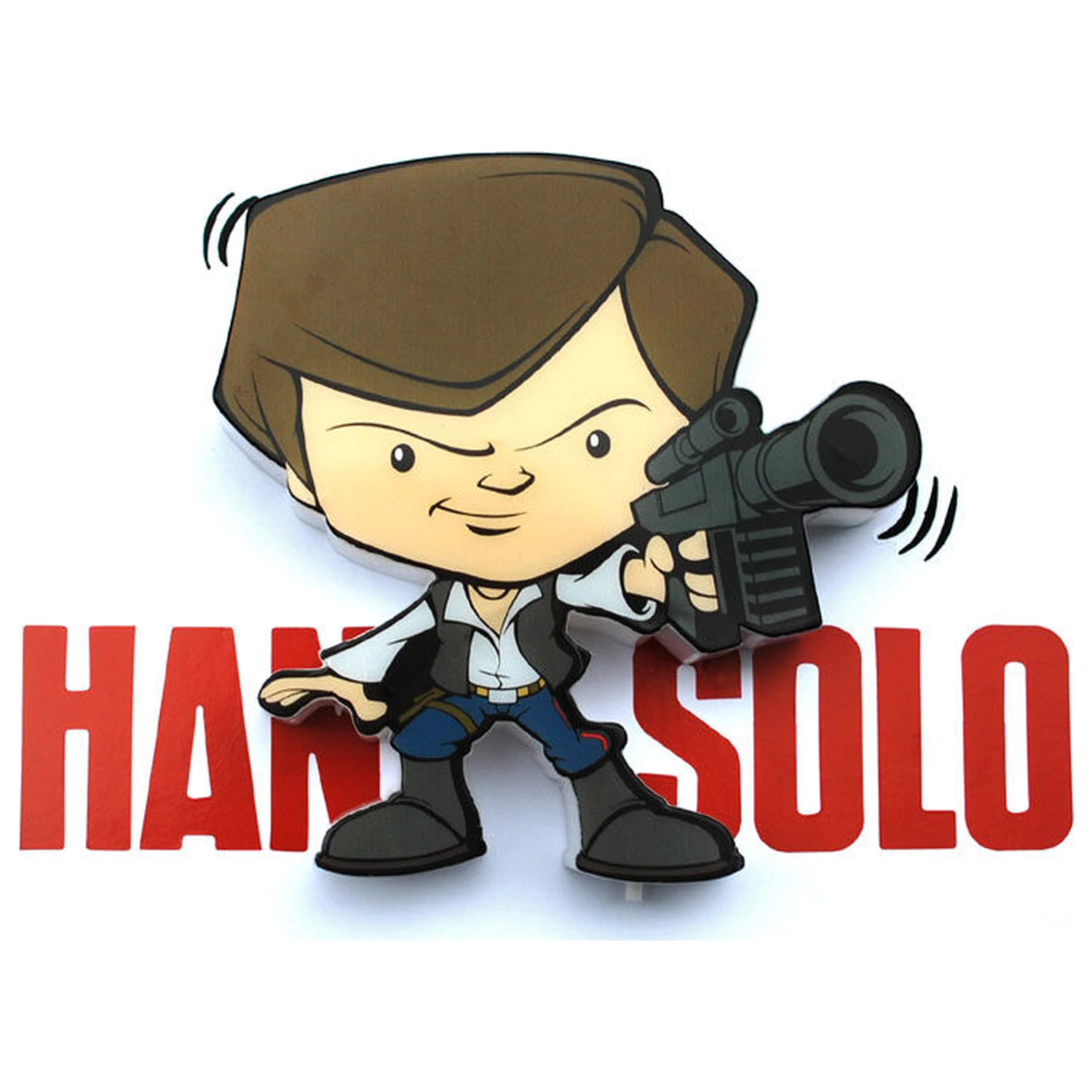 Star Wars Hans Solo 3D Light FX mini lampa produktová fotografia