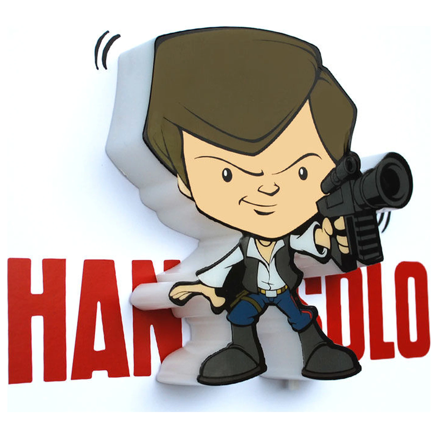 Star Wars Hans Solo 3D Light FX mini lampa produktová fotografia