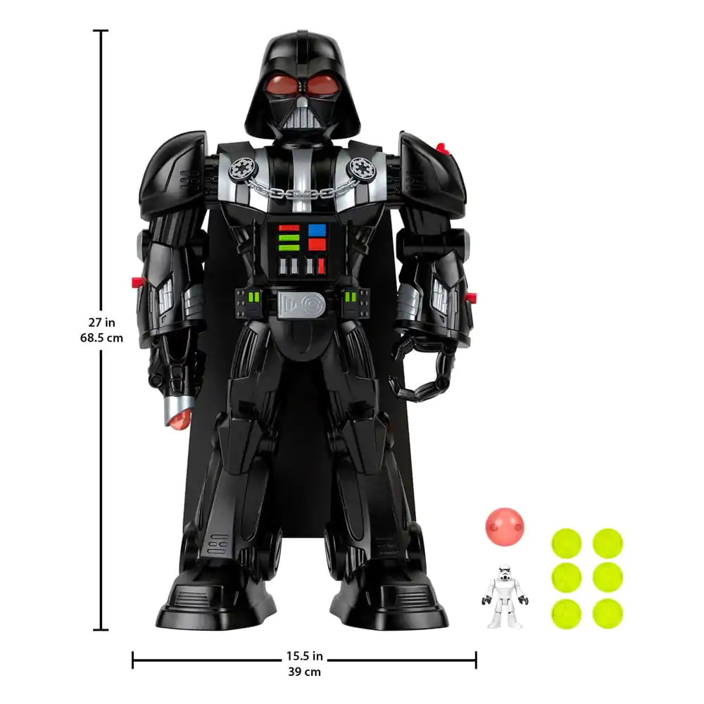 Star Wars Imaginext elektronická akčná figúrka / hrací set Darth Vader Bot s veľkosťou 68 cm termékfotó