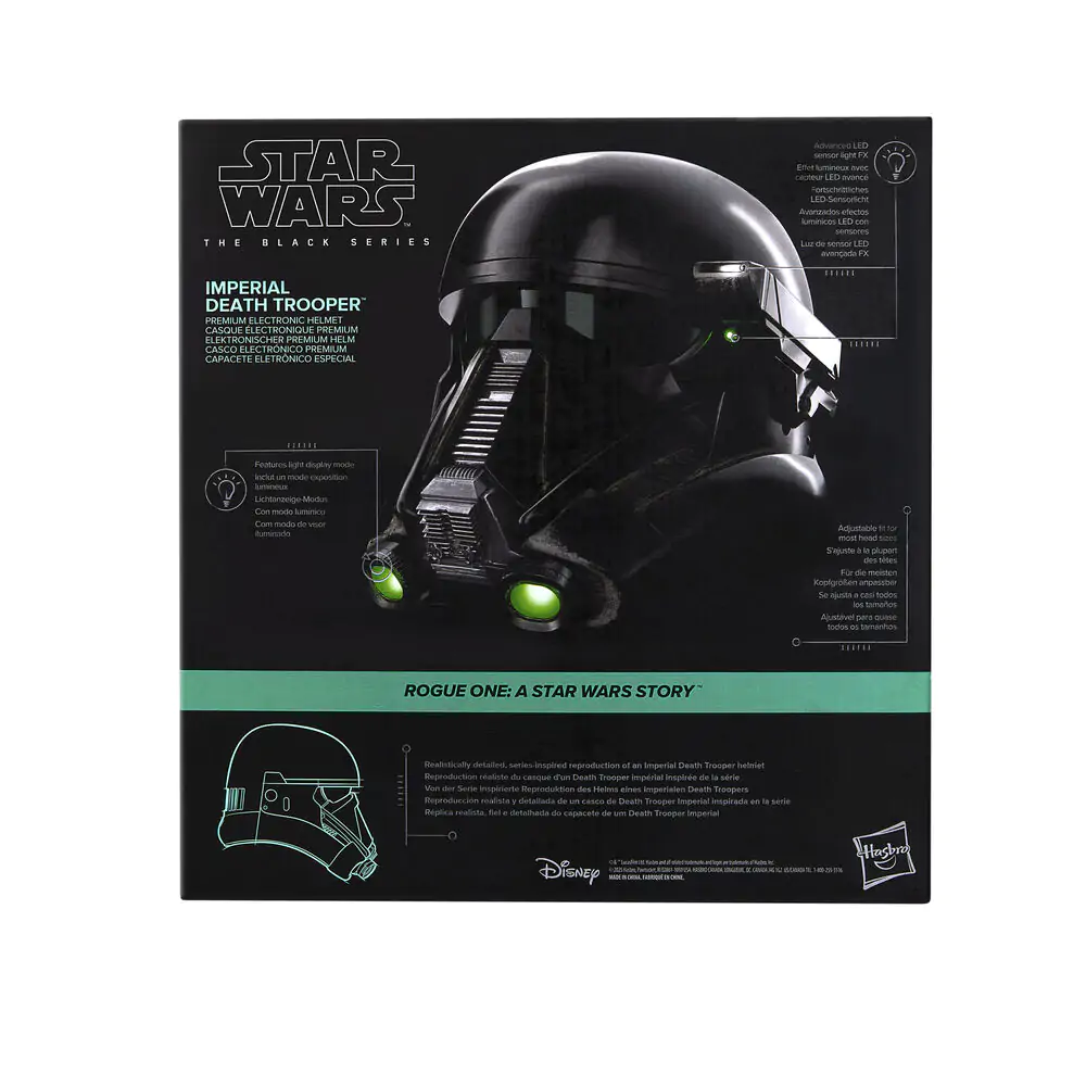 Star Wars Imperial Death Trooper elektronická prilba produktová fotografia