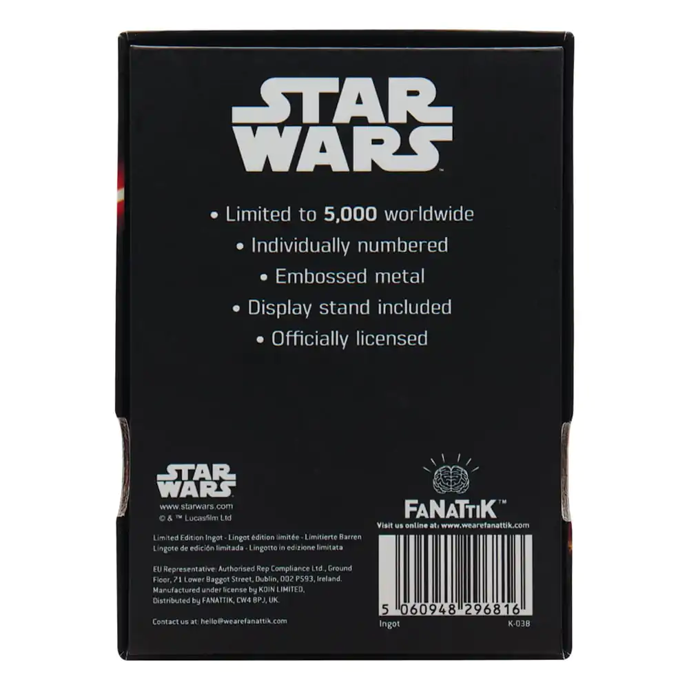Star Wars tehlička Luke and Vader Limitovaná edícia produktová fotografia