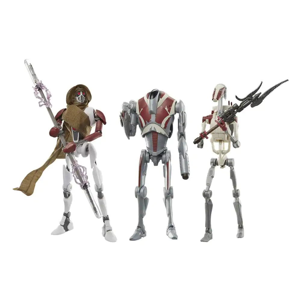 Star Wars Jedi: Survivor Black Series Akčné figúrky 3-balenie Magna Guard, Super Battle Droid & Battle Droid produktová fotografia