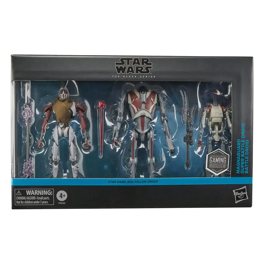 Star Wars Jedi: Survivor Black Series Akčné figúrky 3-balenie Magna Guard, Super Battle Droid & Battle Droid produktová fotografia