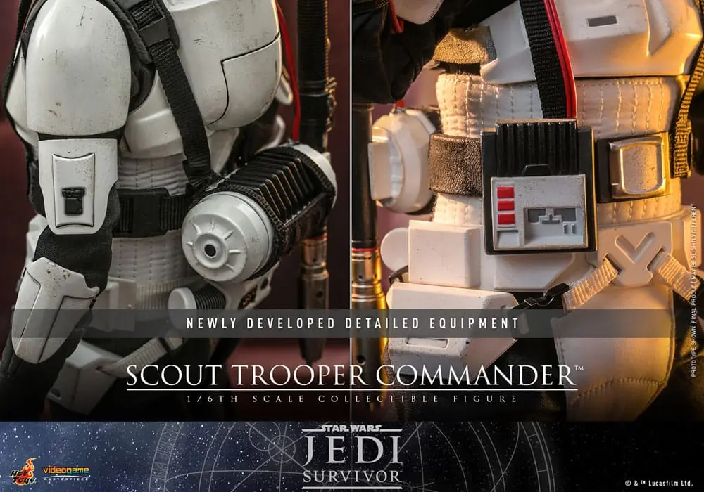 Star Wars: Jedi Survivor Videogame Masterpiece Akčná figúrka 1/6 Scout Trooper Commander 30 cm termékfotó