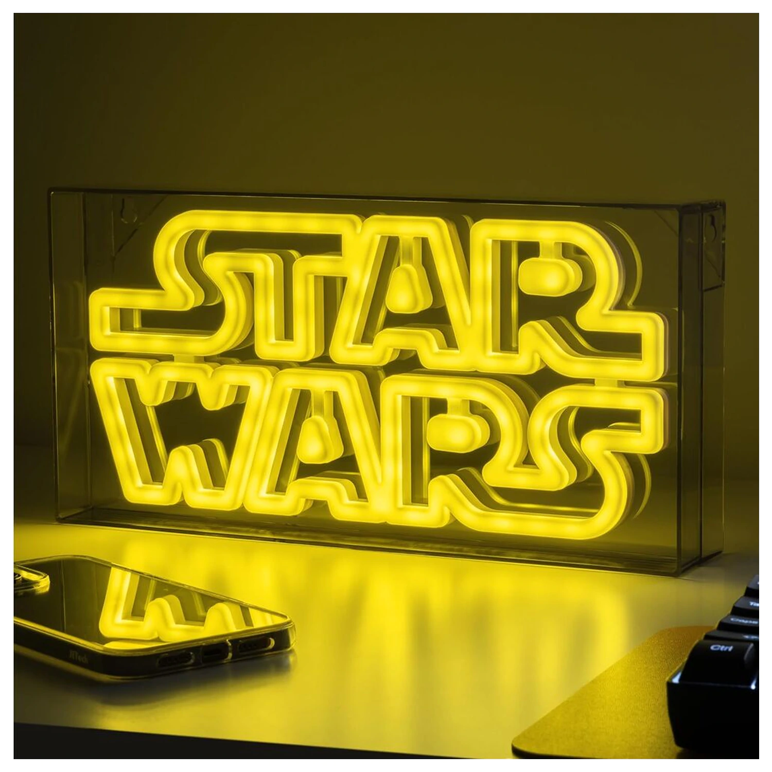Star Wars lampa LED Neon produktová fotografia