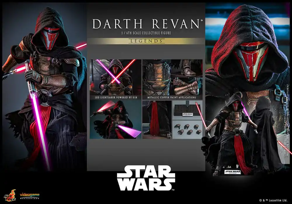 Star Wars Legends Videogame Masterpiece Akčná figúrka 1/6 Darth Revan 31 cm termékfotó