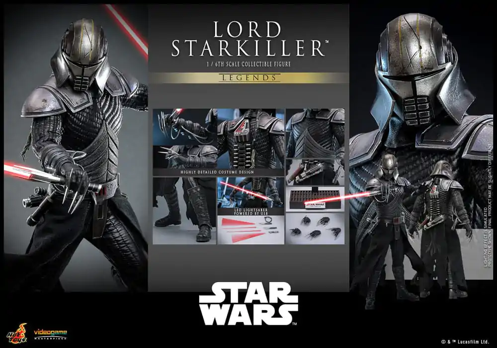 Star Wars Legends Akčná figúrka Masterpiece 1/6 Lord Starkiller 31 cm termékfotó