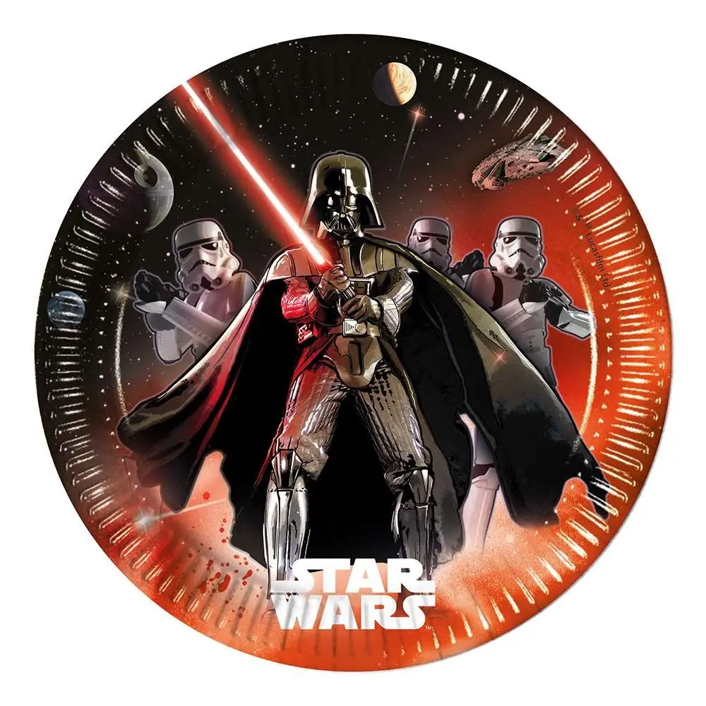 Star Wars Lightsaber papierové taniere, 8 kusov, 23 cm produktová fotografia