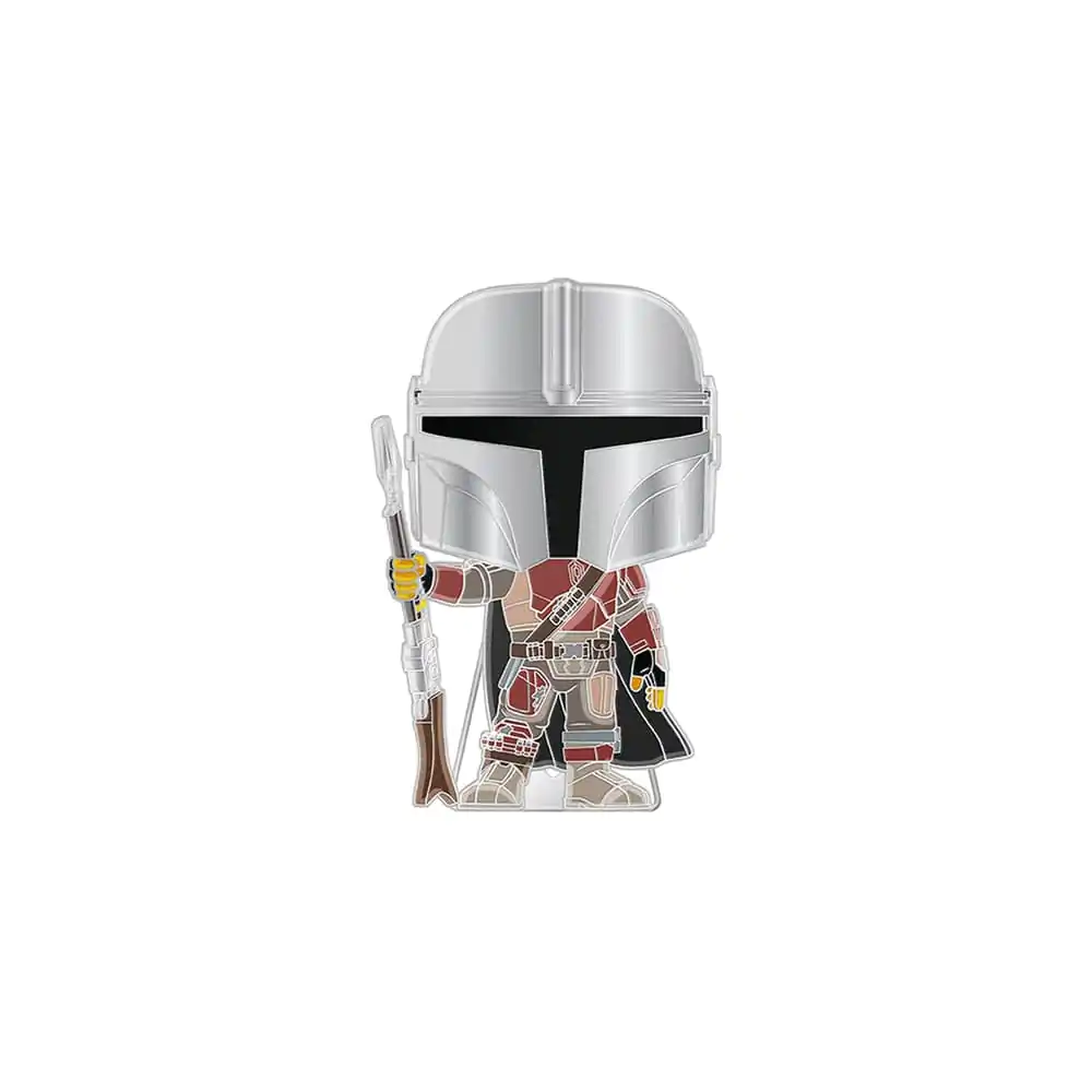 Star Wars Loungefly POP! Emailový Pin Mando 10 cm termékfotó