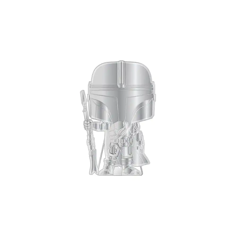 Star Wars Loungefly POP! Emailový Pin Mando 10 cm termékfotó