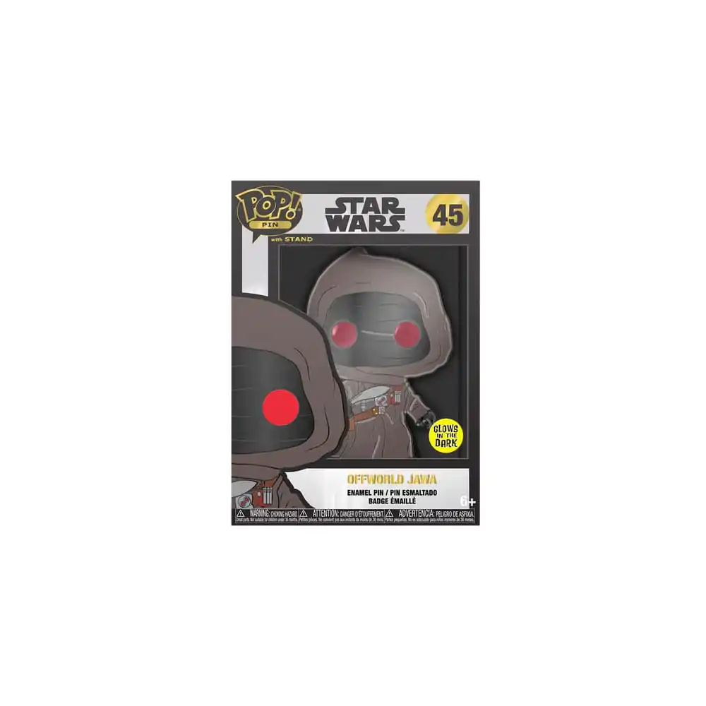 Star Wars Loungefly POP! Smaltovaná Pripínacia Placka Offworld Jawa 10 cm produktová fotografia