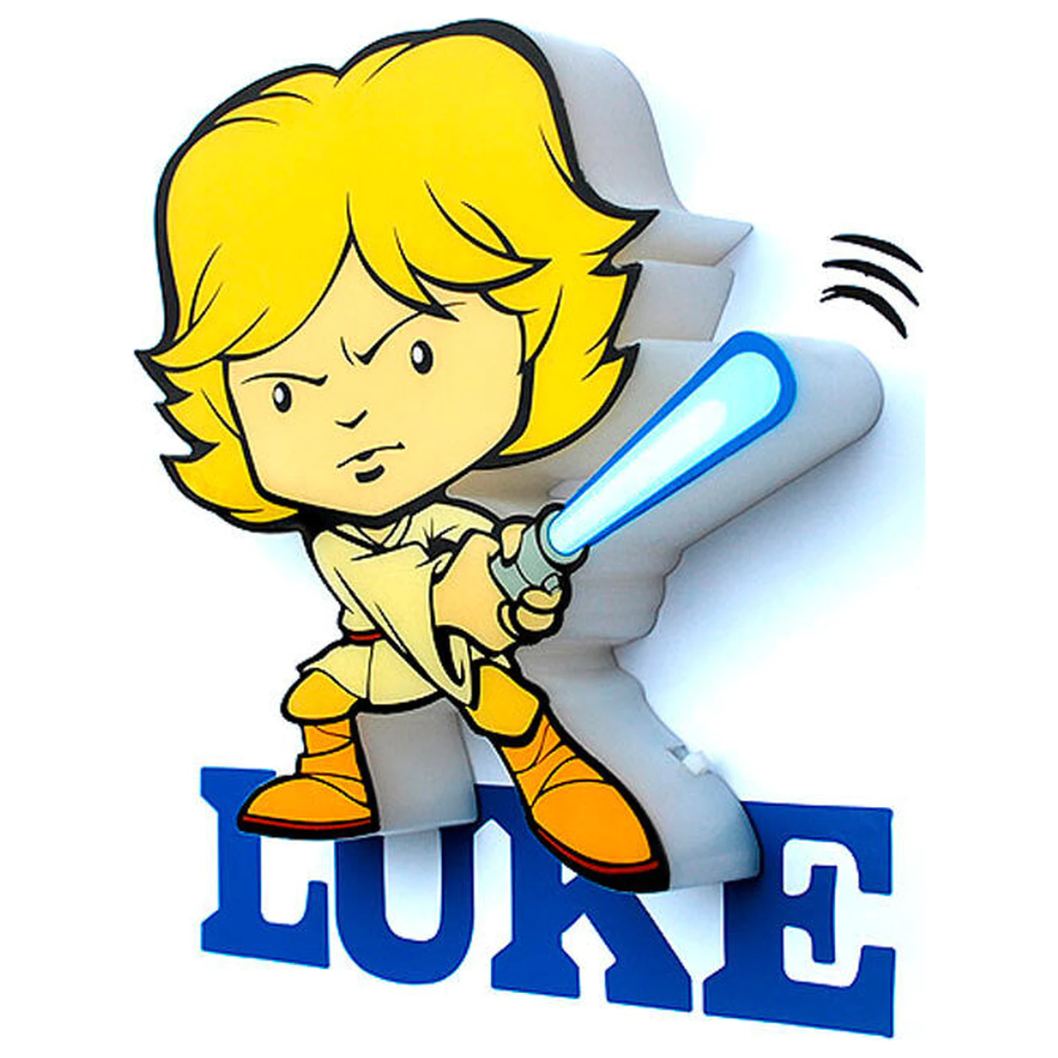 Star Wars Luke Skywalker 3D Light FX mini lampa produktová fotografia