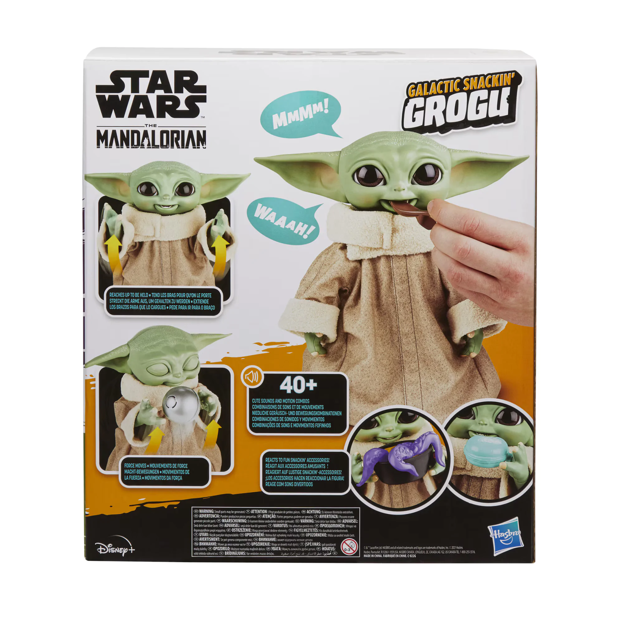 Star Wars The Mandalorian Interaktívna figúrka Galactic Snackin´ Grogu 23 cm produktová fotografia