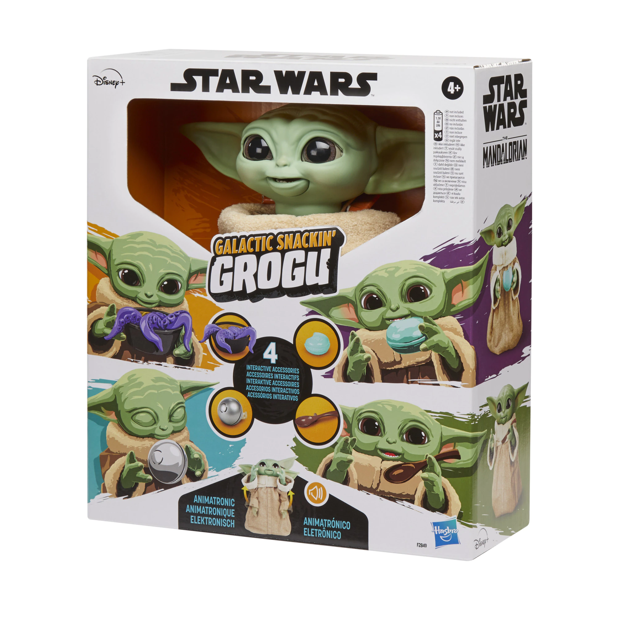 Star Wars The Mandalorian Interaktívna figúrka Galactic Snackin´ Grogu 23 cm produktová fotografia