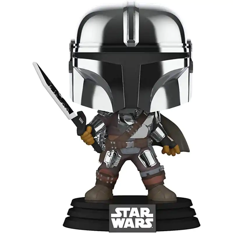 Star Wars: Mandalorian Funko POP! Vinylová figúrka MandoW/DrkSabr(GW/MT) 9 cm produktová fotografia