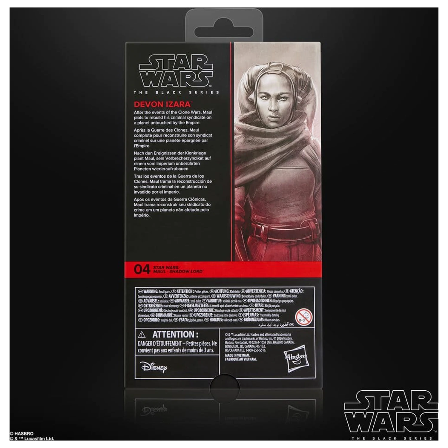Star Wars: Maul - Shadow Lord Black Series Akčná figúrka Devon Izara 15 cm produktová fotografia