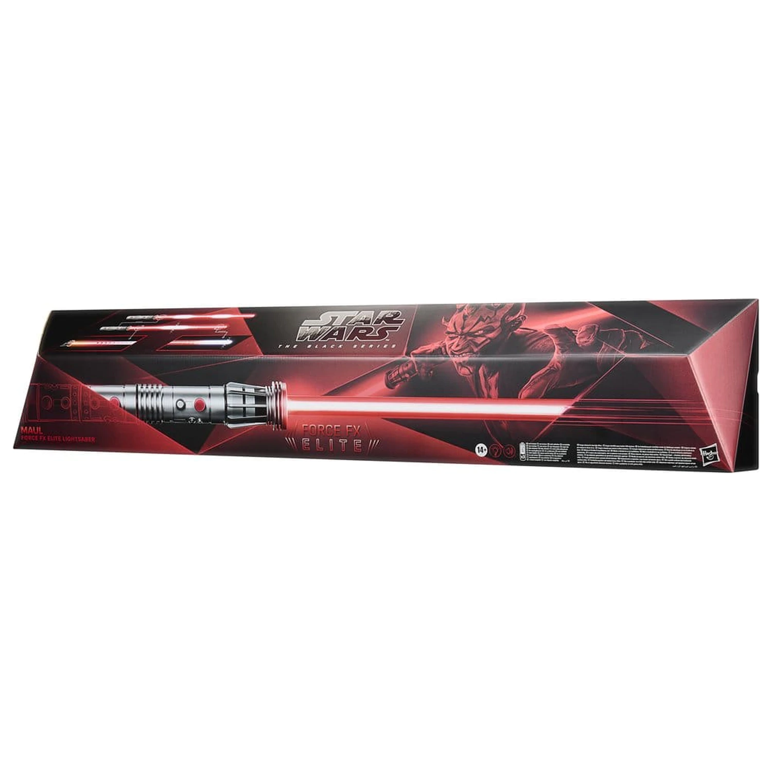 Star Wars: Maul - Shadow Lord Black Series replika Force FX Elite svetelného meča Maul produktová fotografia