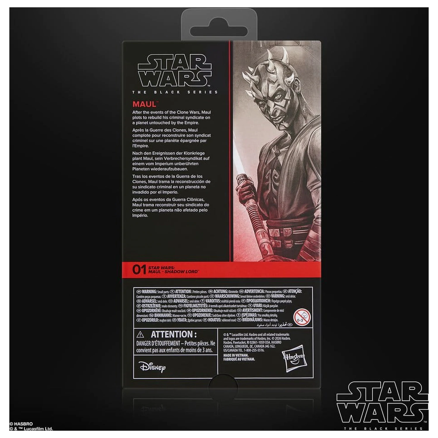 Star Wars: Maul - Shadow Lord Black Series akčná figúrka Maul 15 cm produktová fotografia