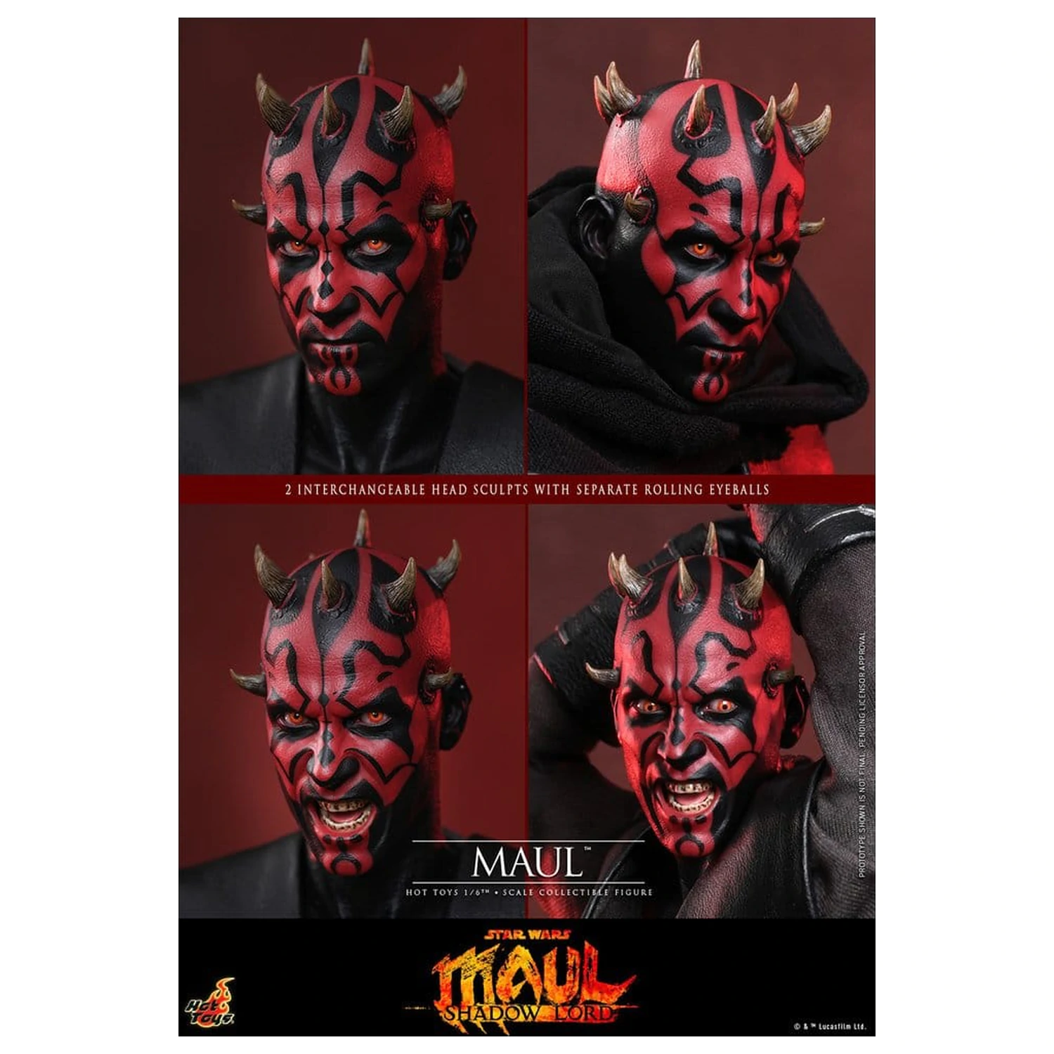 Star Wars: Maul - Shadow Lord Television Masterpiece akčná figúrka 1/6 Maul 29 cm produktová fotografia