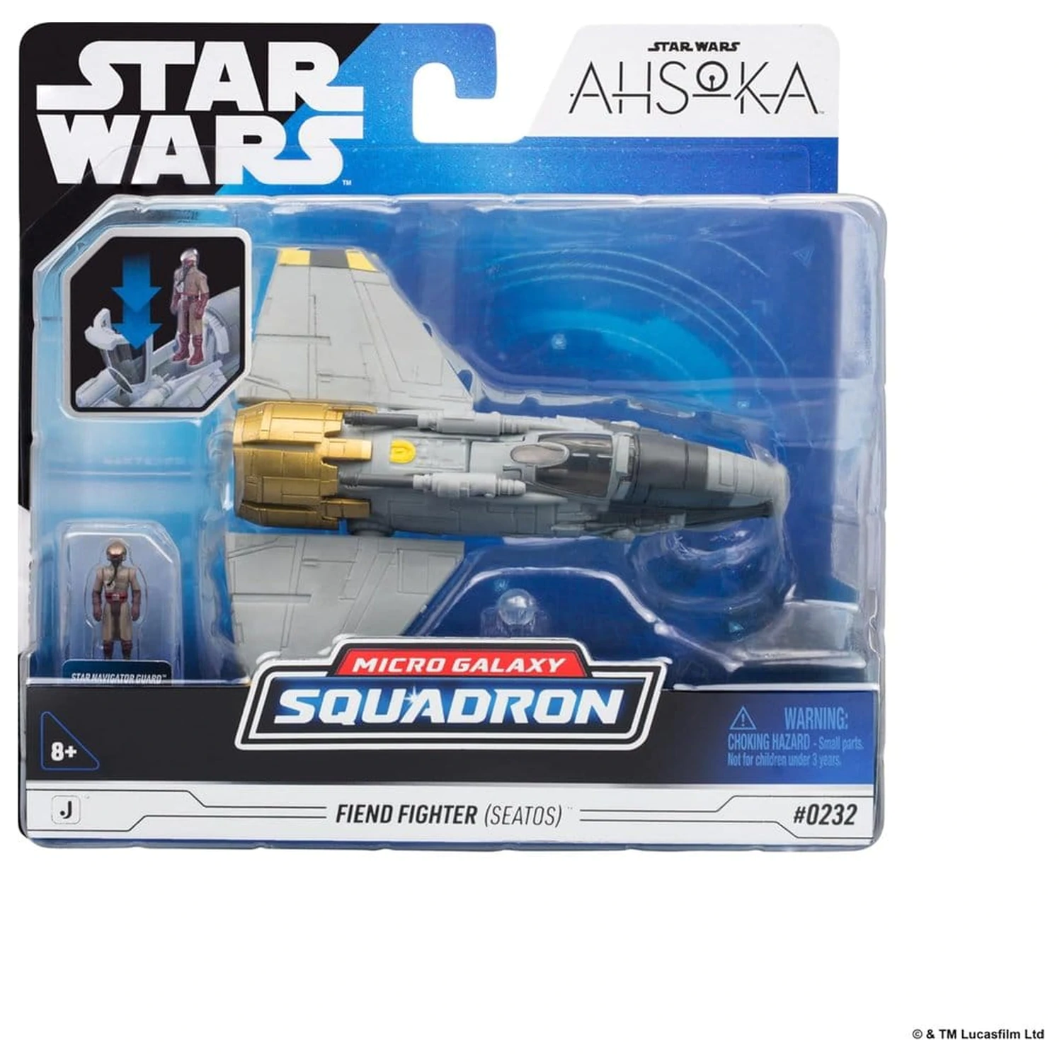 Star Wars Stredné vozidlo Fiend Fighter s Star Navigator 13 cm produktová fotografia