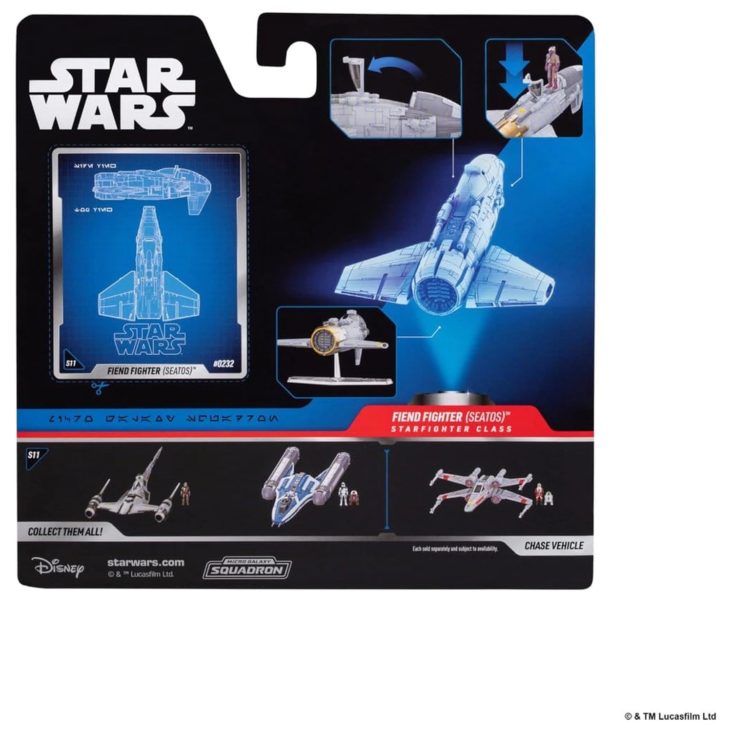 Star Wars Stredné vozidlo Fiend Fighter s Star Navigator 13 cm produktová fotografia