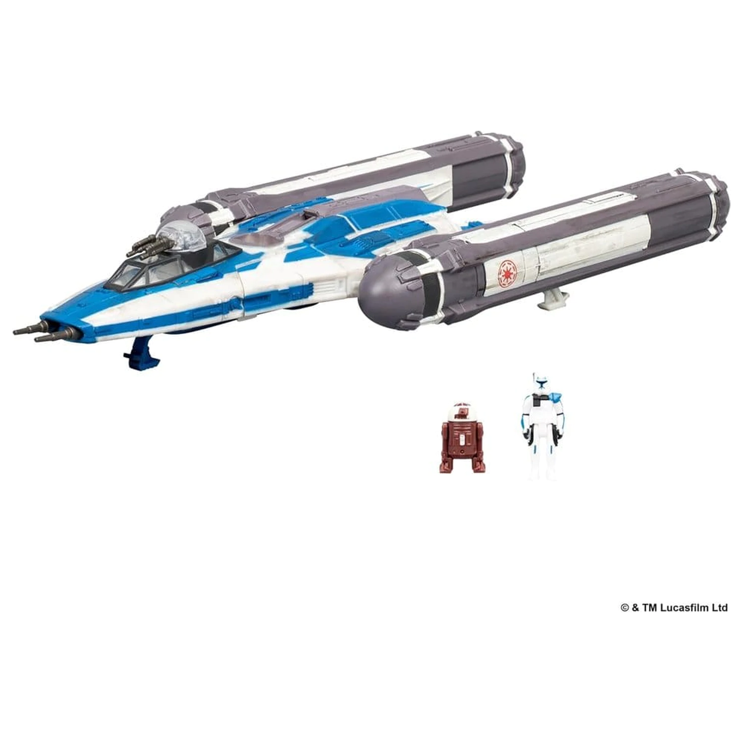 Star Wars Stredne veľké vozidlo BTL-B Y-wing Starfighter s Clone Captain Rex 13 cm produktová fotografia