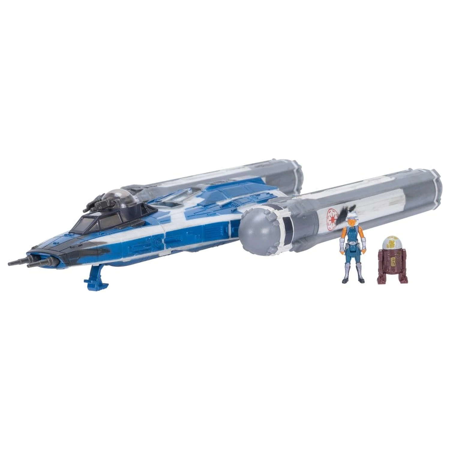 Star Wars Stredne veľké vozidlo a figúrka BTL-B Y-wing & Ahsoka & R7-A7 produktová fotografia
