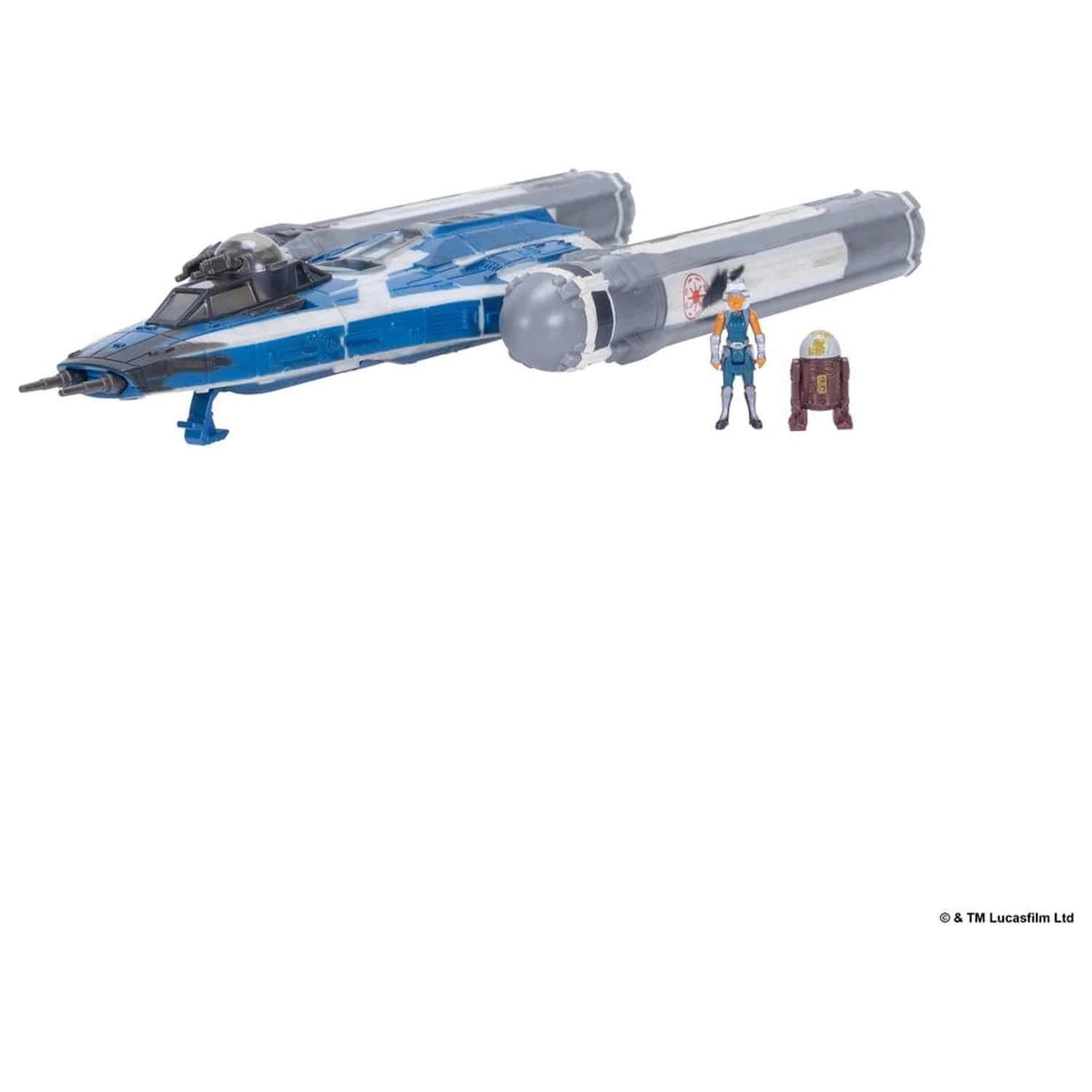 Star Wars Stredne veľké vozidlo a figúrka BTL-B Y-wing & Ahsoka & R7-A7 produktová fotografia