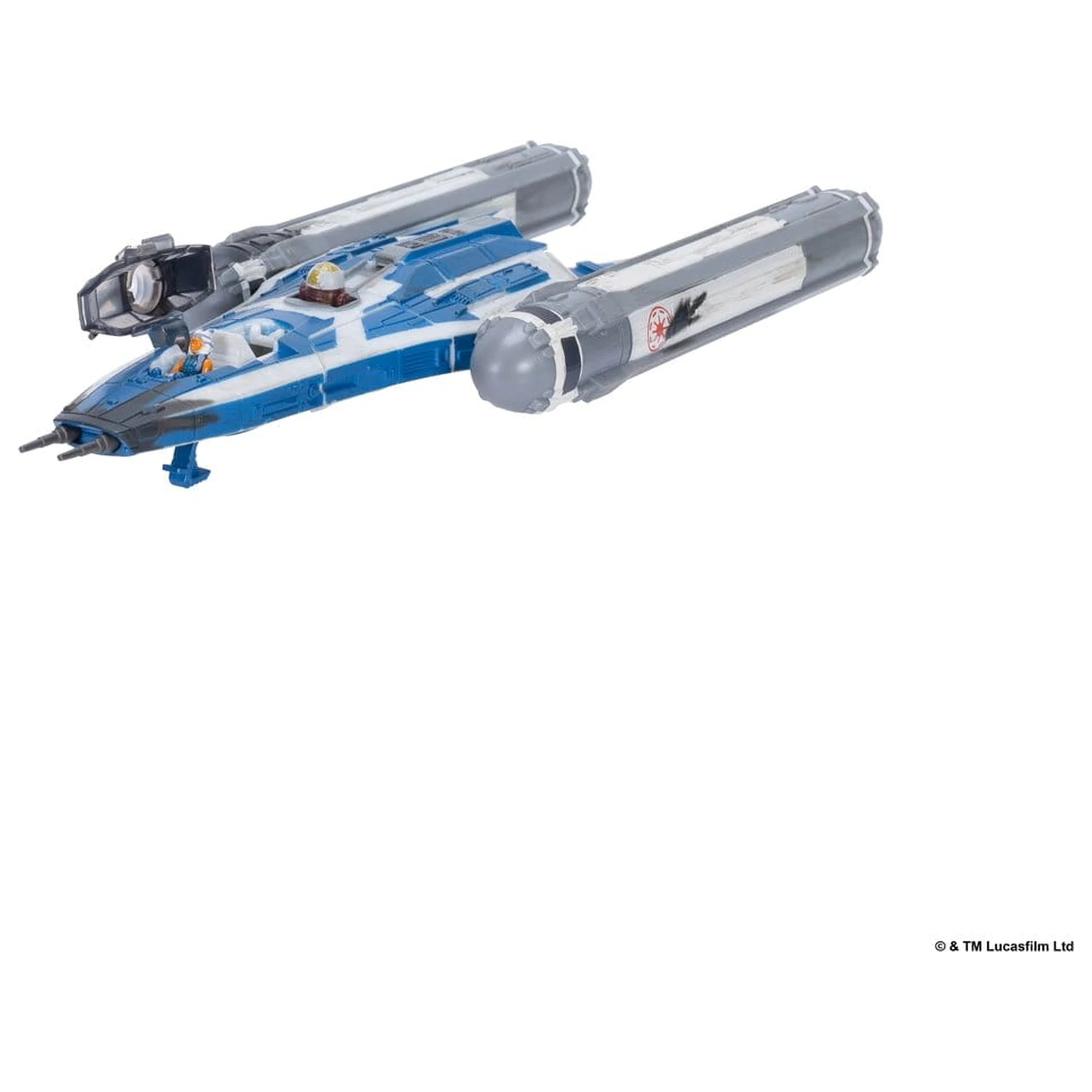 Star Wars Stredne veľké vozidlo a figúrka BTL-B Y-wing & Ahsoka & R7-A7 produktová fotografia