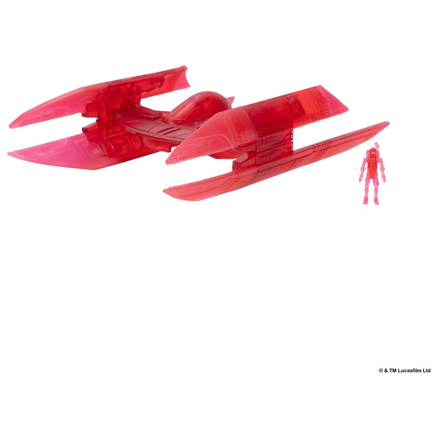 Star Wars stredné vozidlo a figúrka Assortment Hyena Vulture Bomber (červený hologram) a Battle Droid (Chase) produktová fotografia