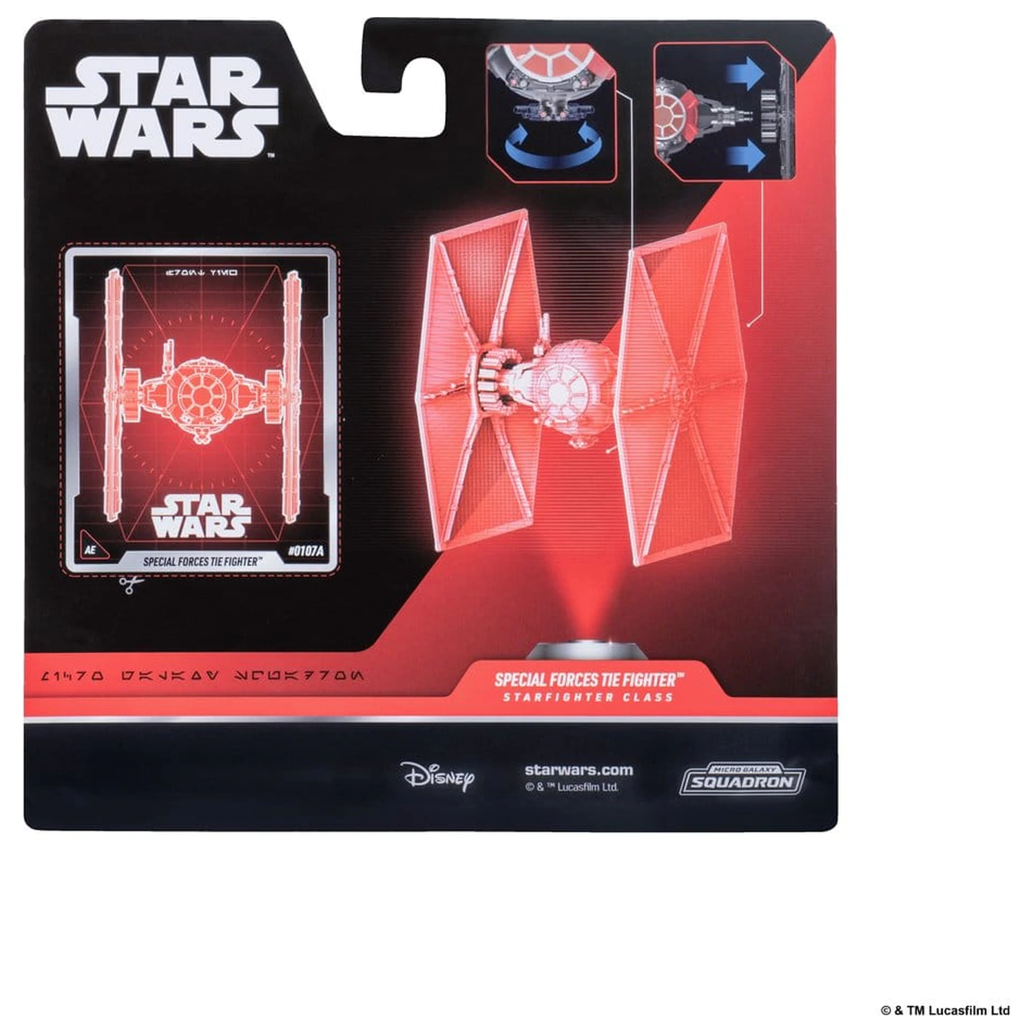 Star Wars Stredné vozidlo a figúrka Assortment Special Forces TIE Fighter & First Order TIE Pilot (Armada Edition) produktová fotografia