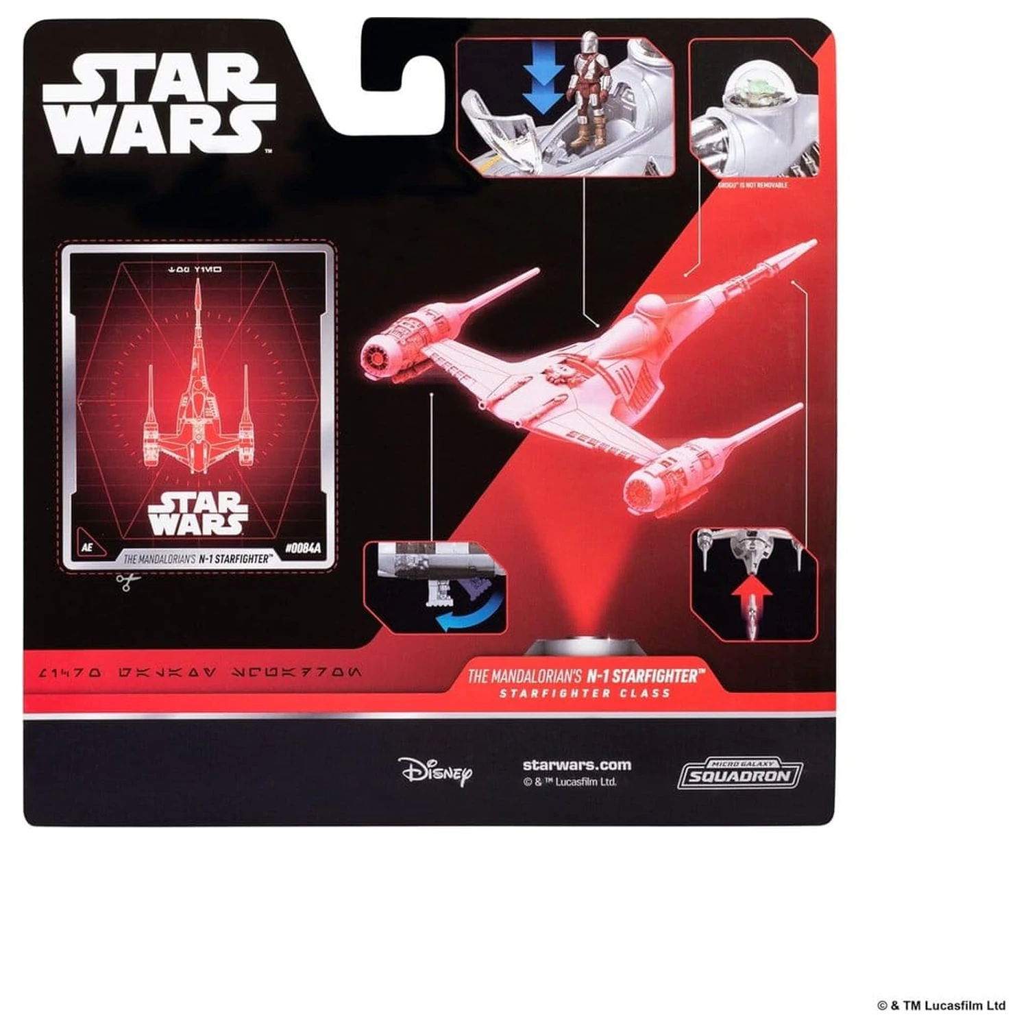Star Wars Medium vozidlo N1 s Mandom 13 cm produktová fotografia