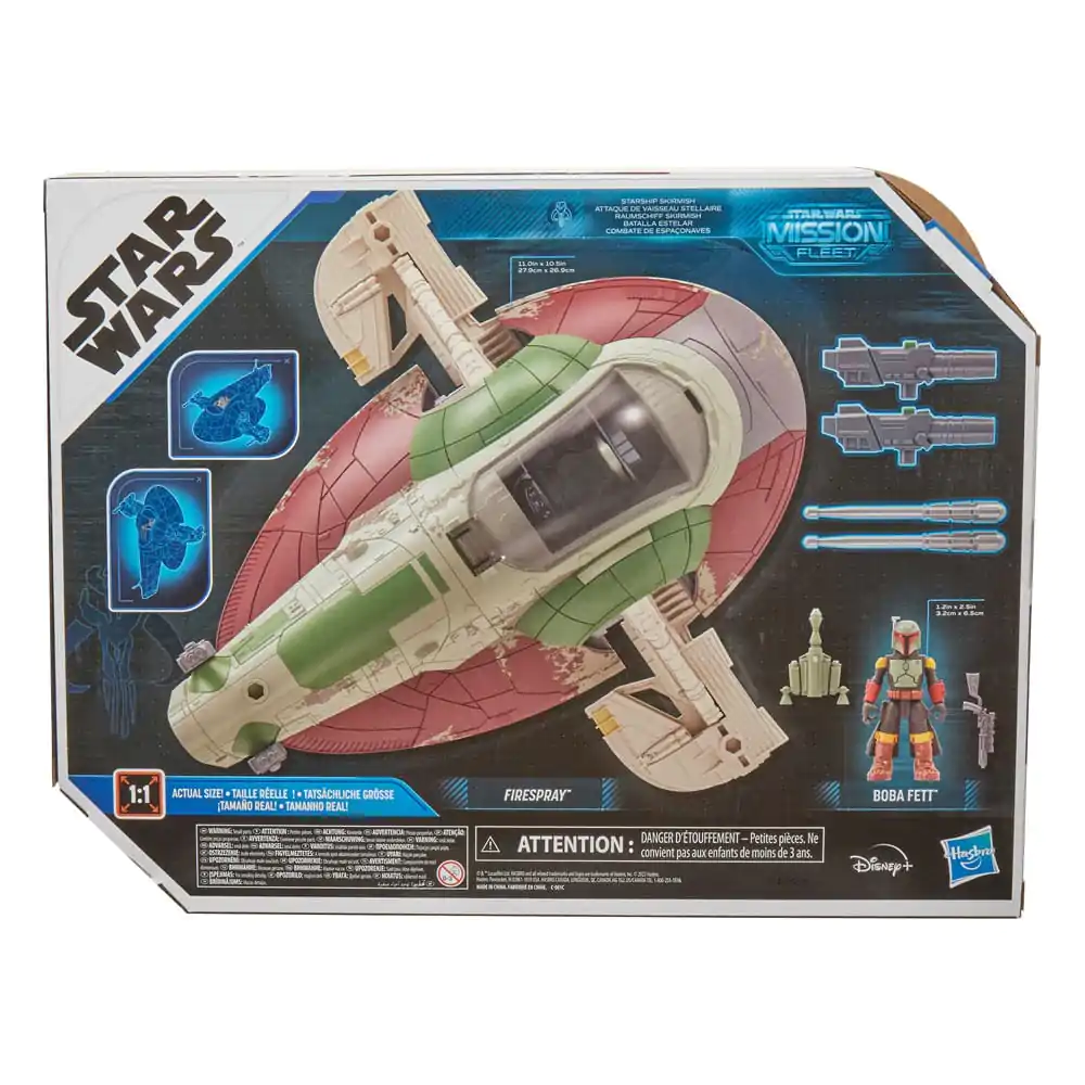 Star Wars Mission Fleet Vozidlo Vehicle s figúrkou Firespray s Boba Fett 6 cm produktová fotografia